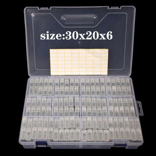 124-Bottle Bead & Diamond Painting Organizer — supplier product photo; styling supplies excluded