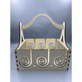 Wooden Yarn Dispenser Stand — supplier product photo; styling supplies excluded